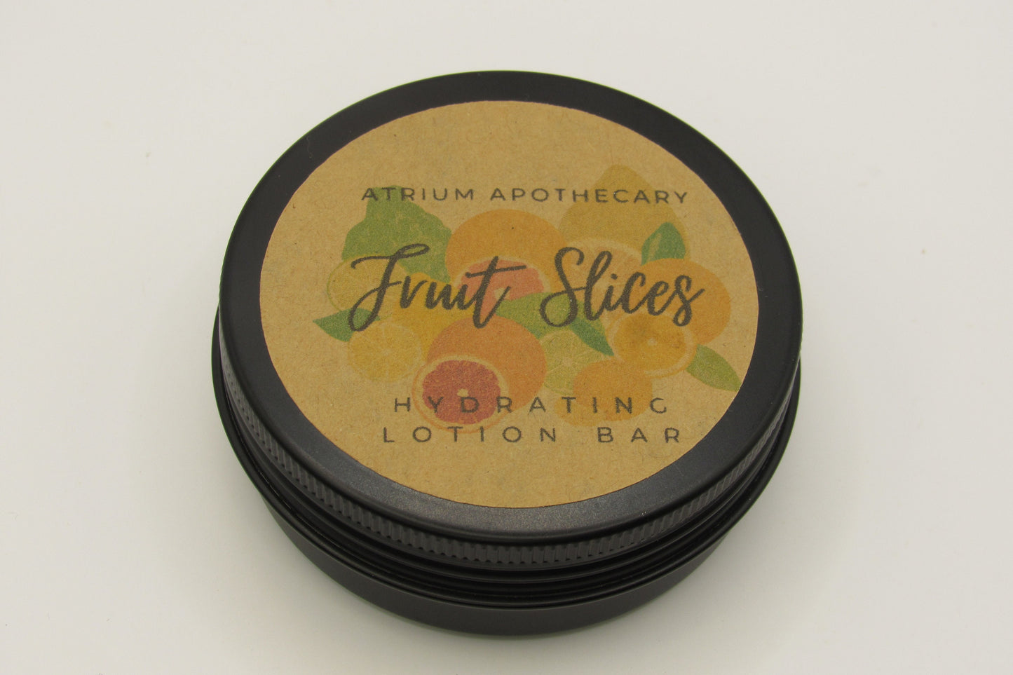 Fruit Slices Lotion Bar | Hydrating | Solid Lotion Bar | Travel and Body | Refills | Tin Case