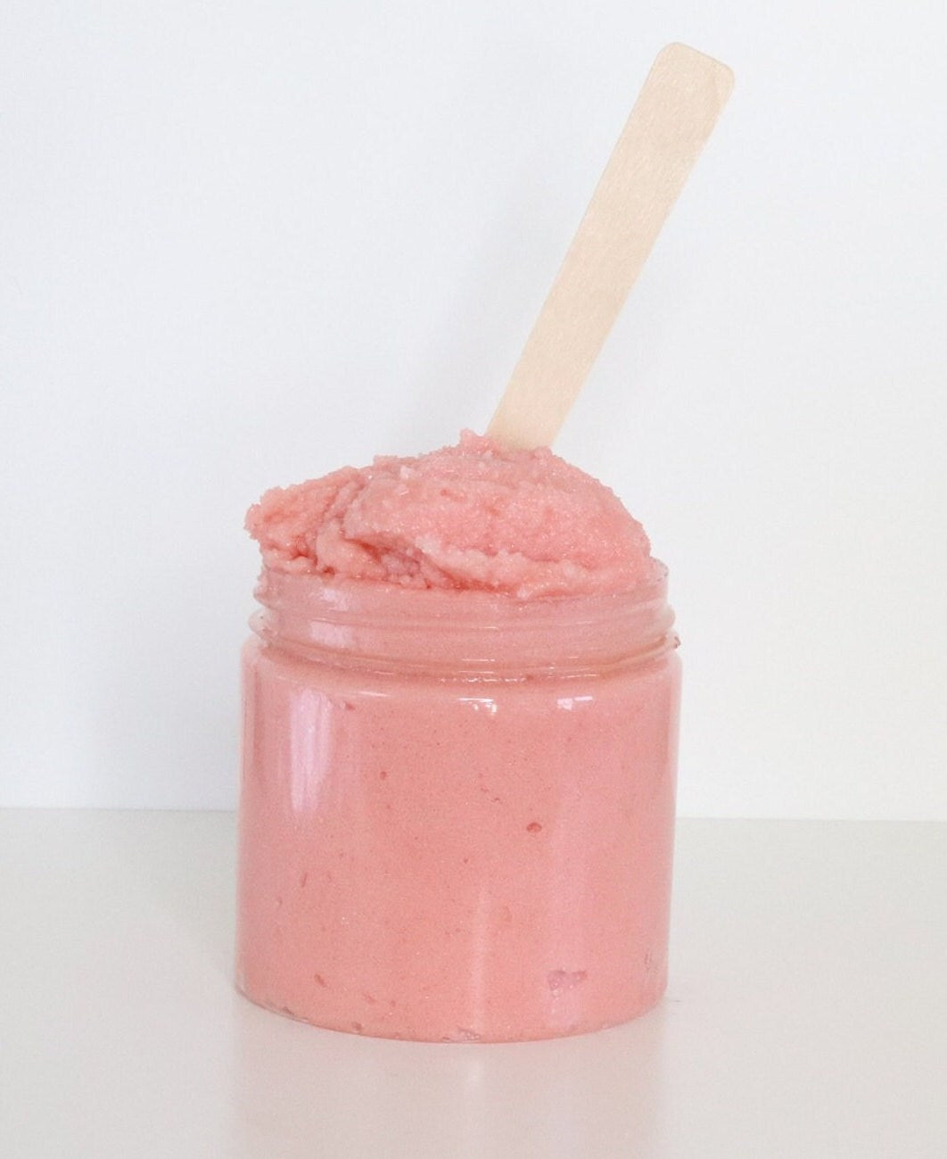 Pink Ribbon Sugar Scrub, fragrance notes of lemon zest | cotton candy | vanilla | moonflower.