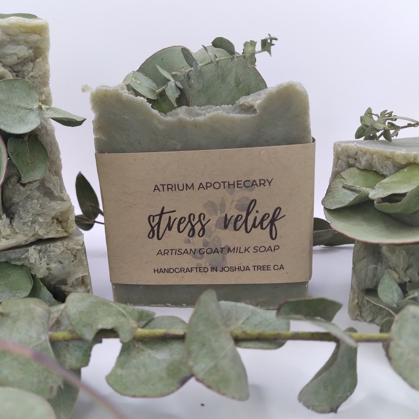 Stress Relief Artisan Handmade Soap | Goat Milk |  Spa Scent