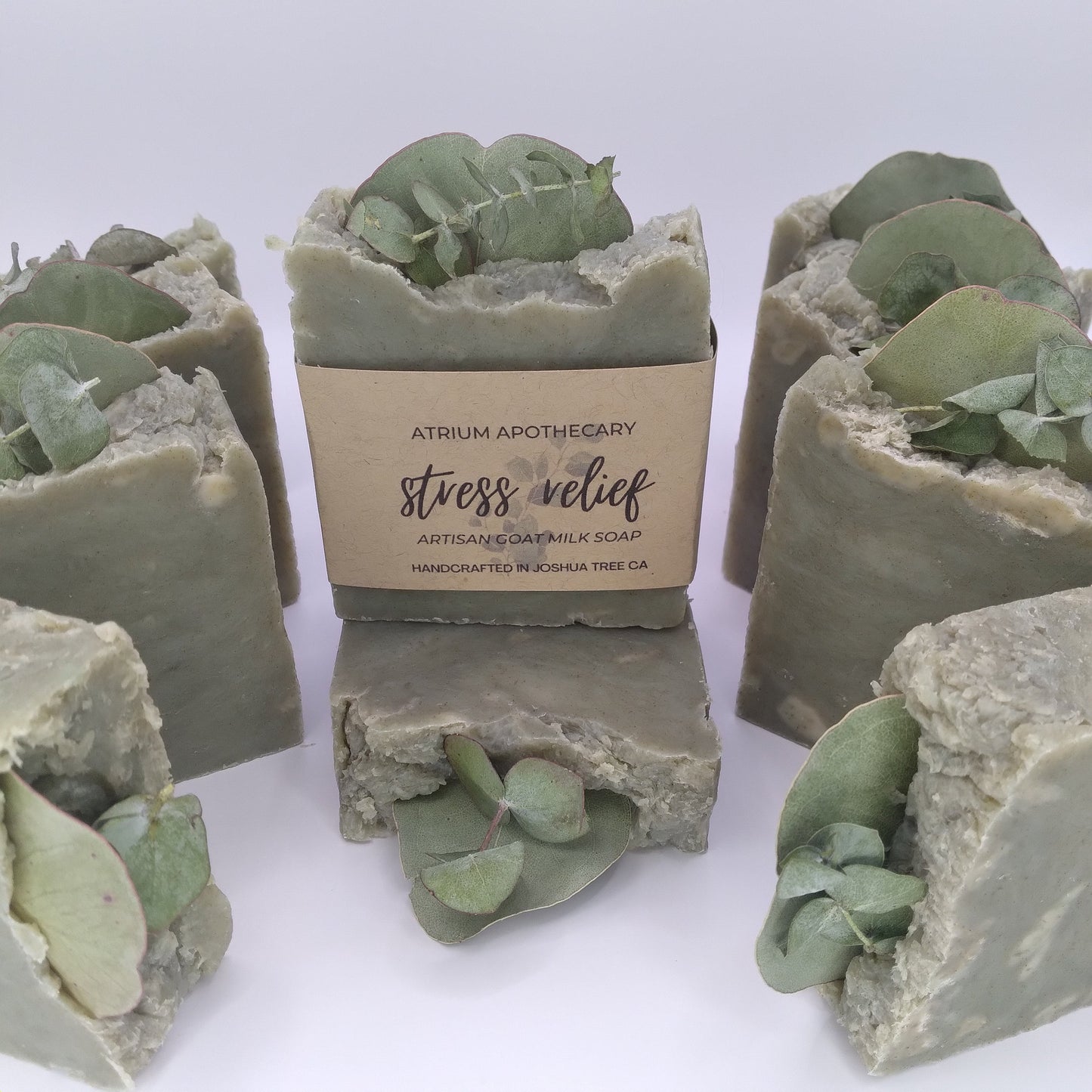 Stress Relief Artisan Handmade Soap | Goat Milk |  Spa Scent