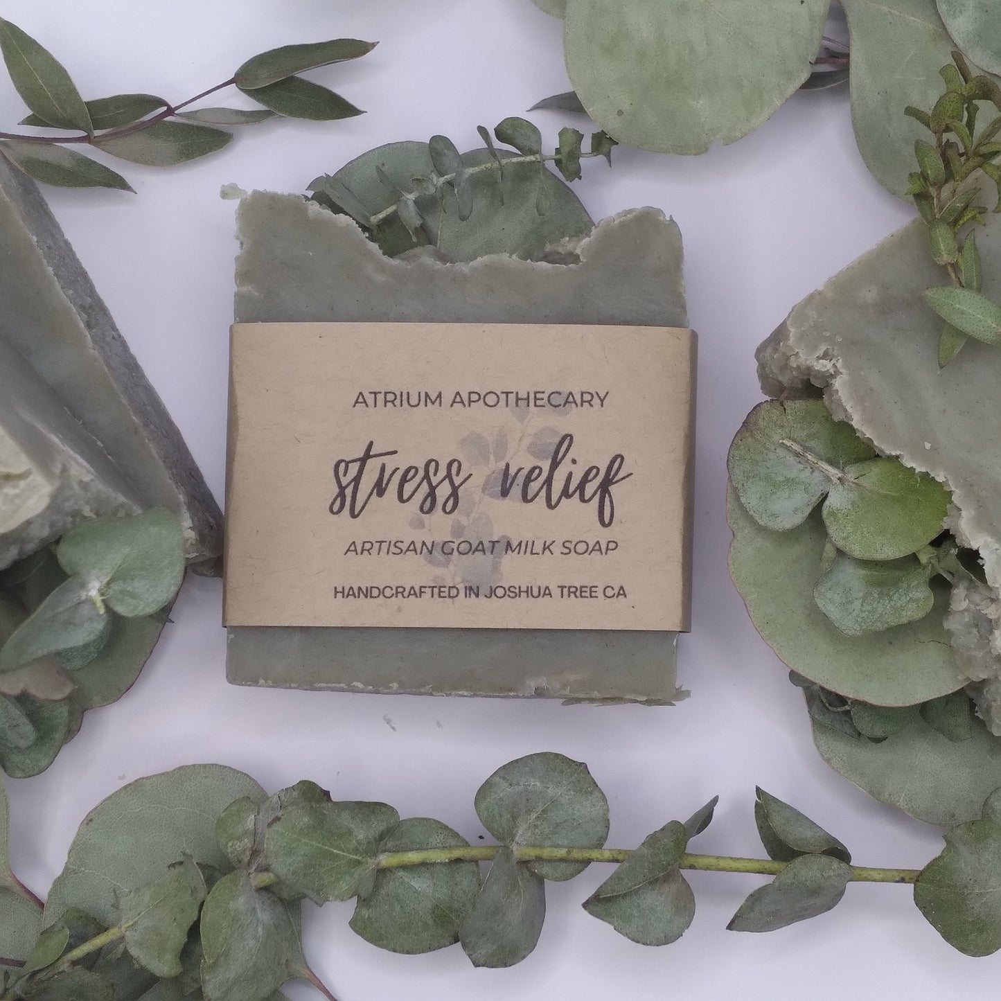 Stress Relief Artisan Handmade Soap | Goat Milk |  Spa Scent