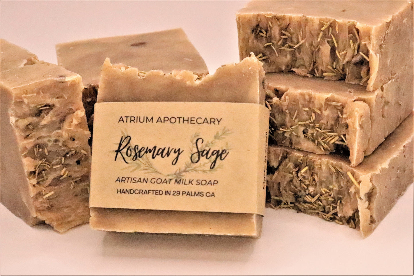 Rosemary Sage Artisan Handmade Soap | Goat Milk | Spa Scent
