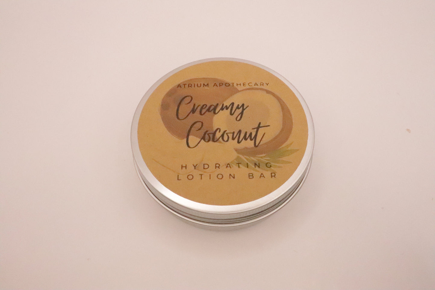 Creamy Coconut Lotion Bar | Hydrating | Solid Lotion Bar | Travel and Body | Refills | Tin Case