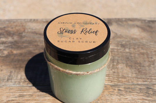 Sugar Scrub - Stress Relief | Mint | Citrus | Cedarwood | Sandalwood | Lily