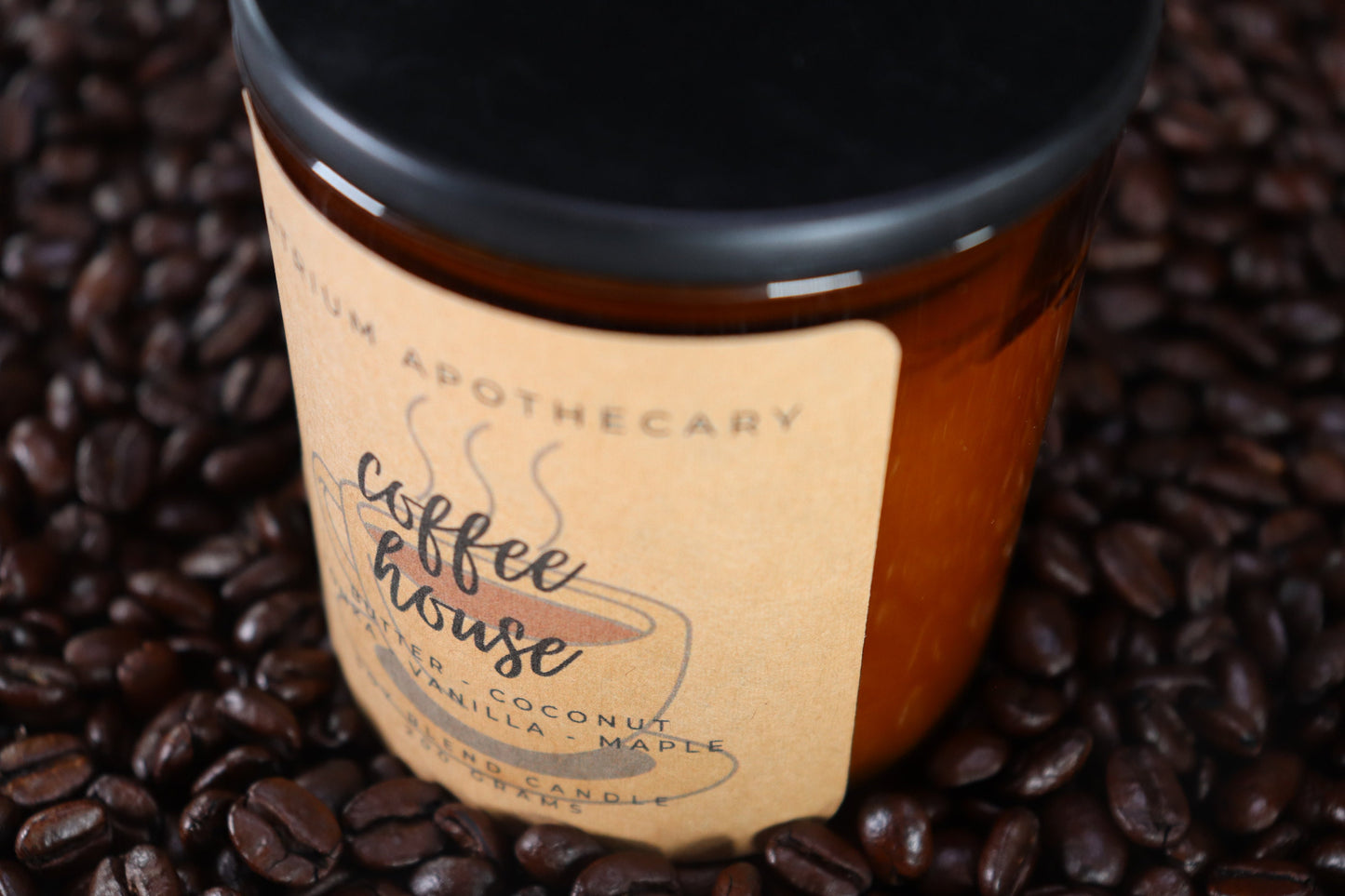 Coffee House Fall Candle | Holiday Gift For Mom | Vanilla-Coconut-Maple-Tonka