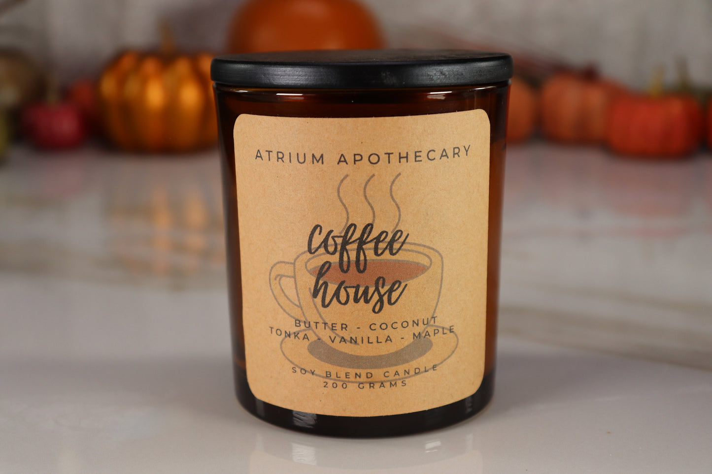 Coffee House Fall Candle | Holiday Gift For Mom | Vanilla-Coconut-Maple-Tonka