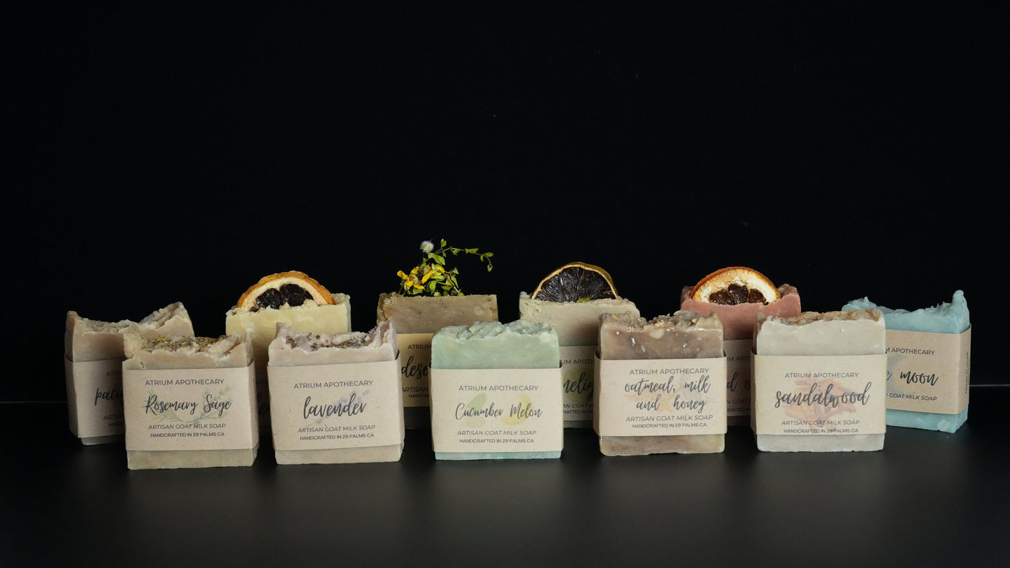 Cucumber melon Handmade Artisan Soap |  Goat Milk | Holiday gift for Her | Spa Scent