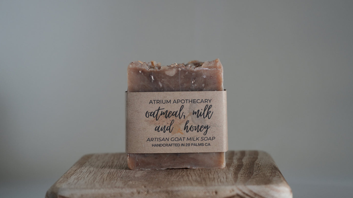 Oatmeal, Milk & Honey Handmade Artisan Soap | Holiday gift | Spa Scent