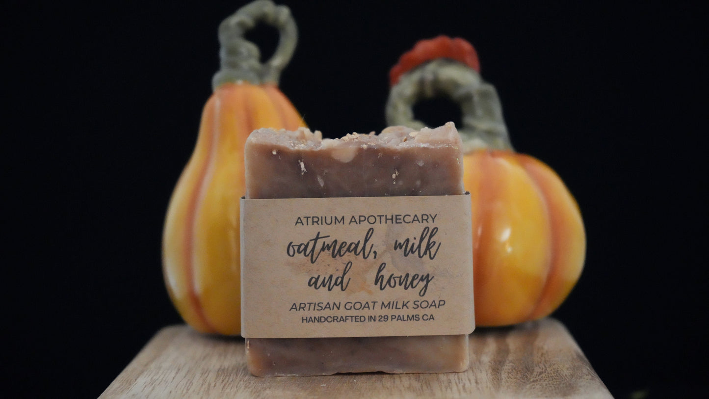 Oatmeal, Milk & Honey Handmade Artisan Soap | Holiday gift | Spa Scent