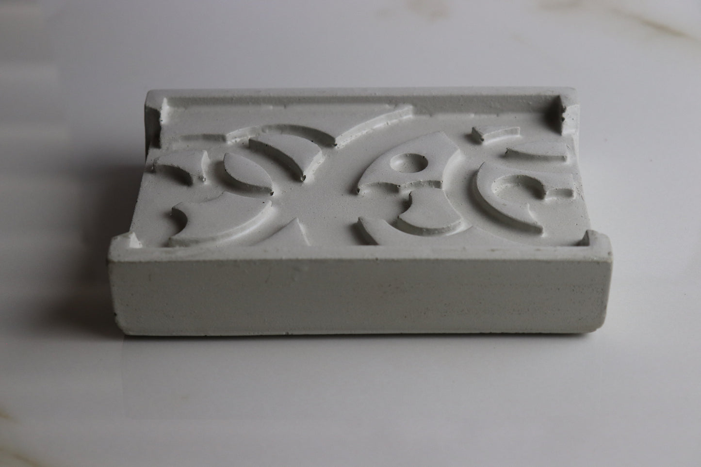Concrete Soap Dish | Abstract Design
