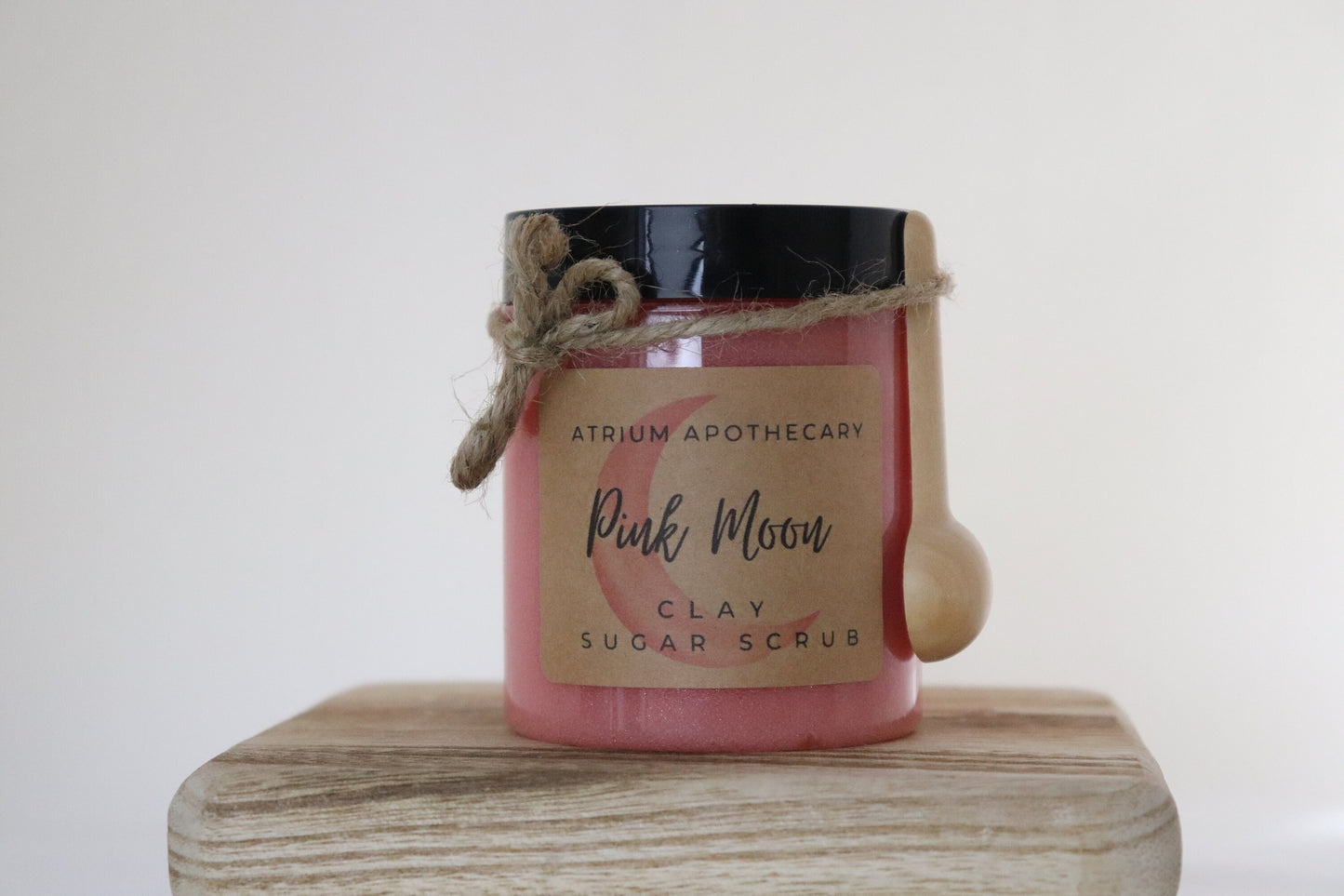Pink Moon Sugar Scrub | lemon drops | cotton candy | vanilla | moonflower | caramel