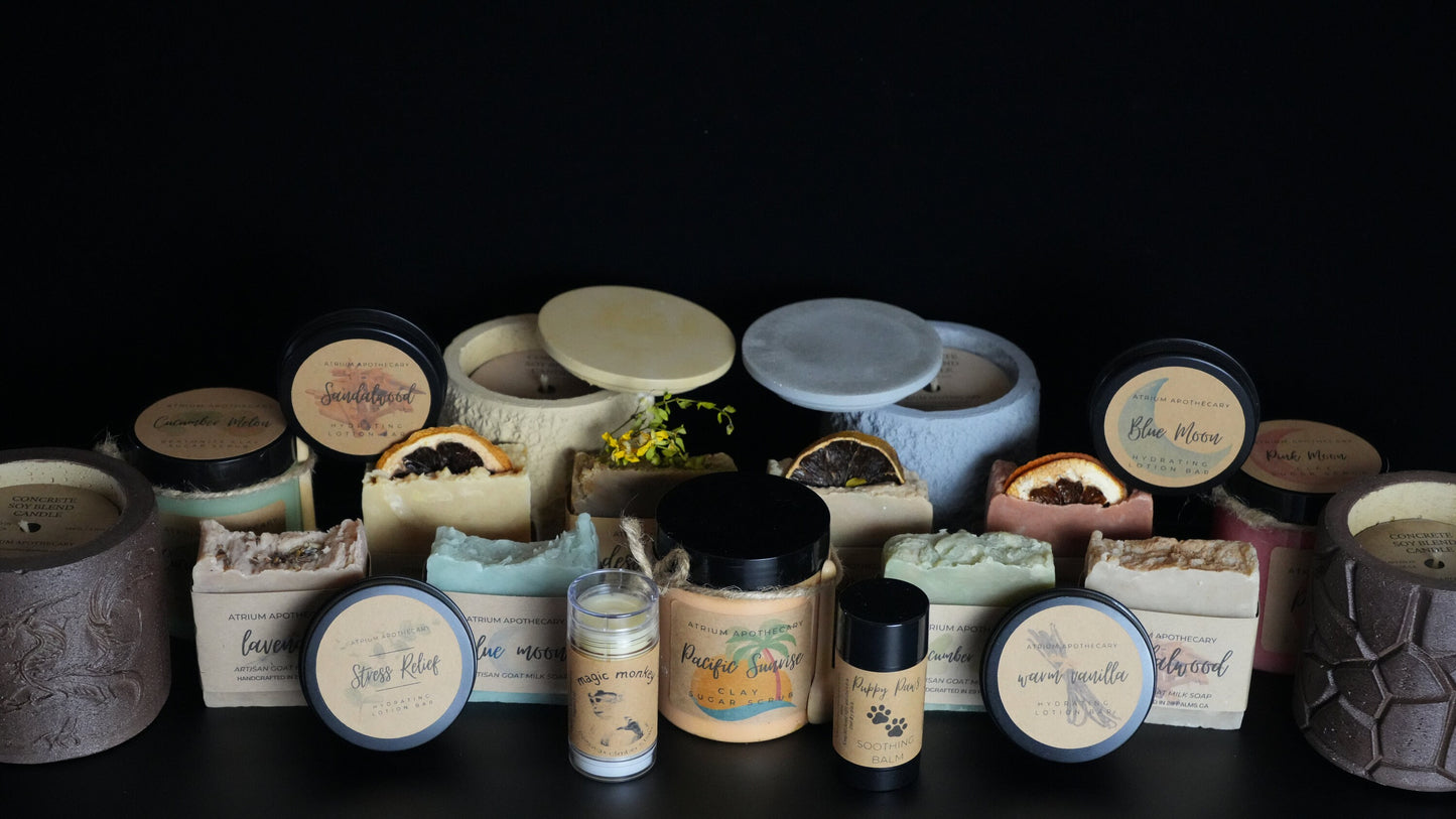 Stress Relief Lotion Bar | Hydrating | Solid Lotion Bar | Travel and Body | Refills | Tin Case