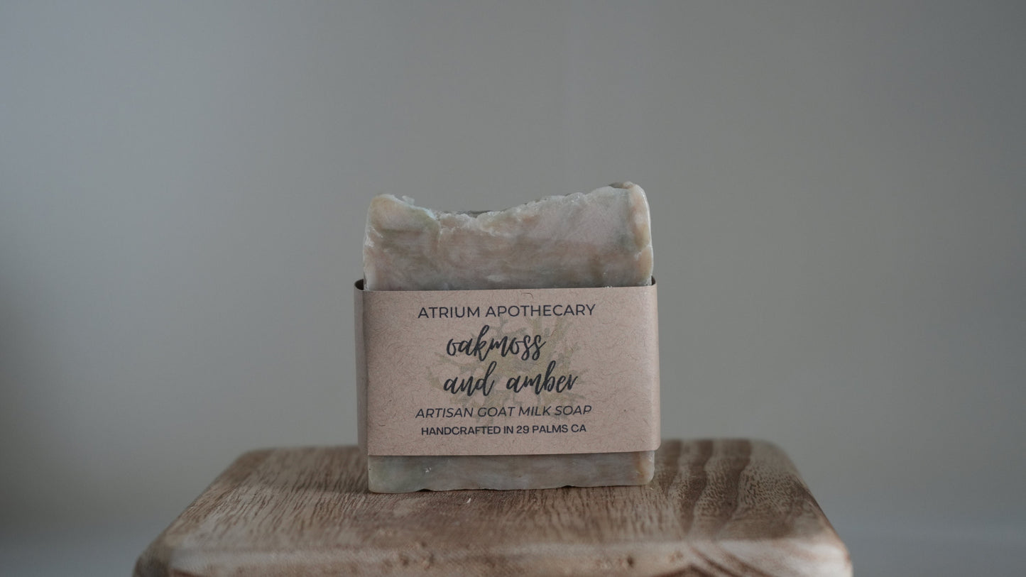 Oakmoss and Amber Artisan Handmade Soap |  Holiday Gift