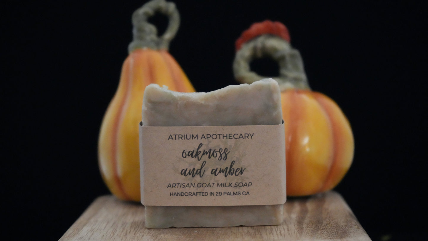 Oakmoss and Amber Artisan Handmade Soap |  Holiday Gift