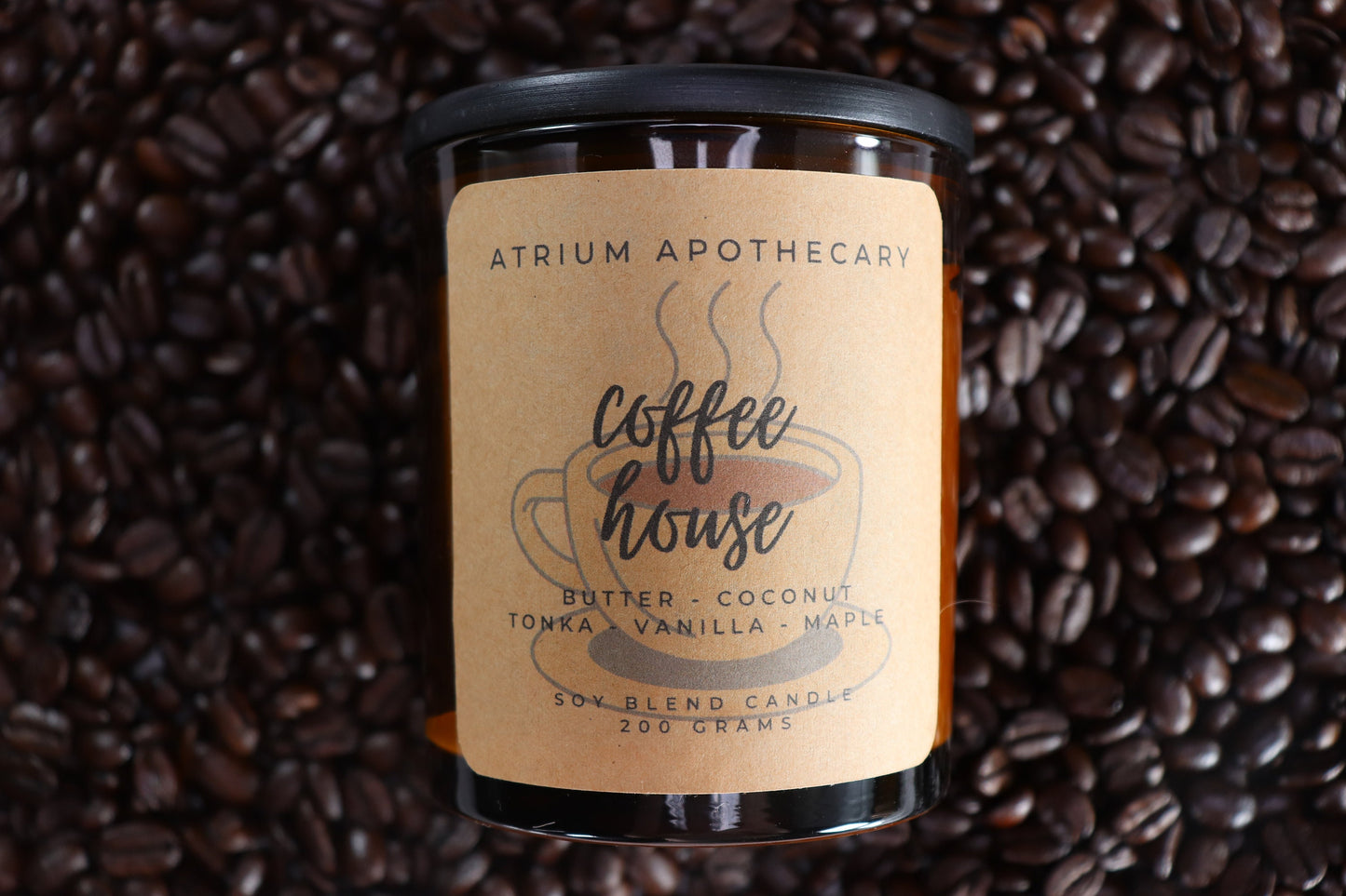 Coffee House Fall Candle | Holiday Gift For Mom | Vanilla-Coconut-Maple-Tonka