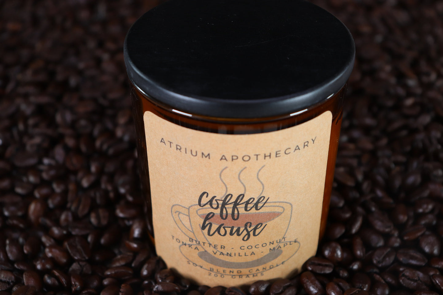 Coffee House Fall Candle | Holiday Gift For Mom | Vanilla-Coconut-Maple-Tonka