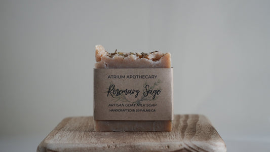Rosemary Sage Artisan Handmade Soap | Goat Milk | Spa Scent