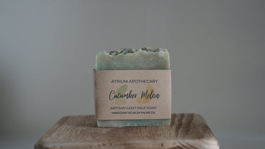 Cucumber melon Handmade Artisan Soap |  Goat Milk | Holiday gift for Her | Spa Scent