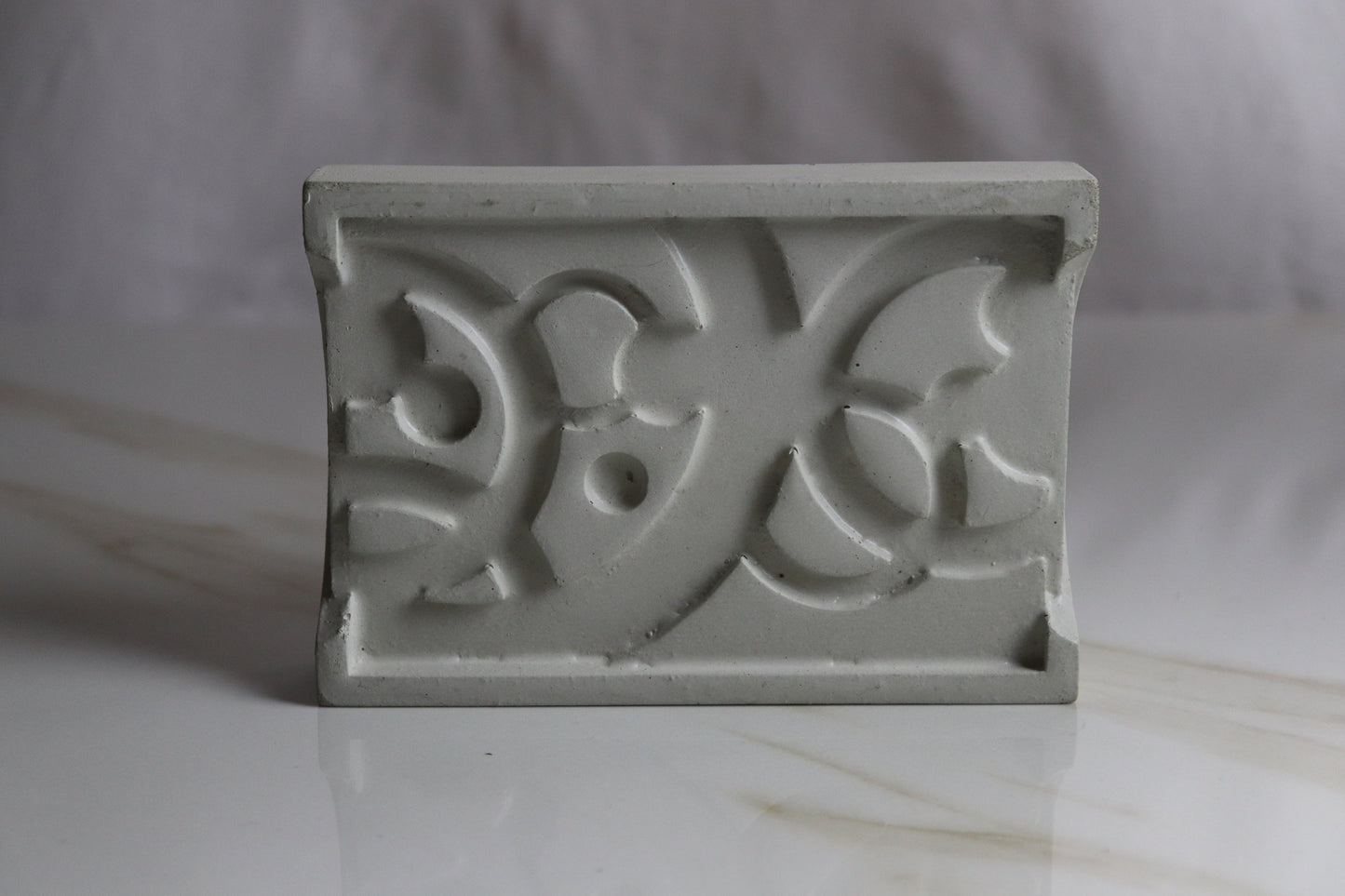 Concrete Soap Dish | Abstract Design