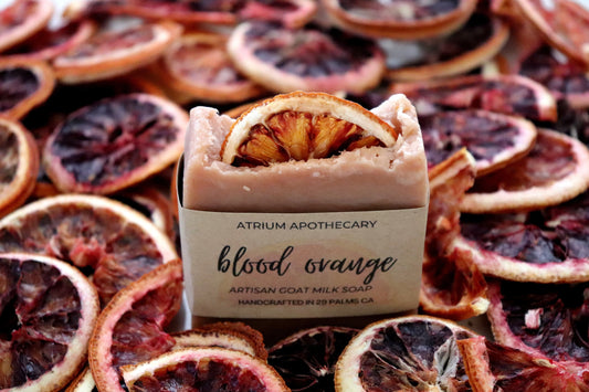 Blood Orange Soap Handmade Artisan Natural Soap | Holiday Gift | Goat Milk