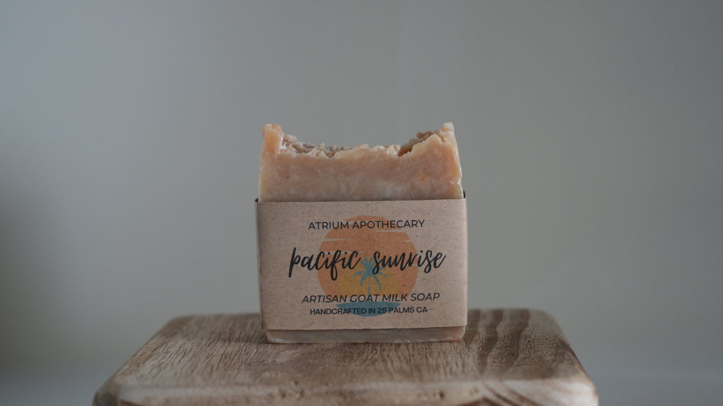Pacific Sunrise Handmade Artisan Soap |  Holiday gift for her