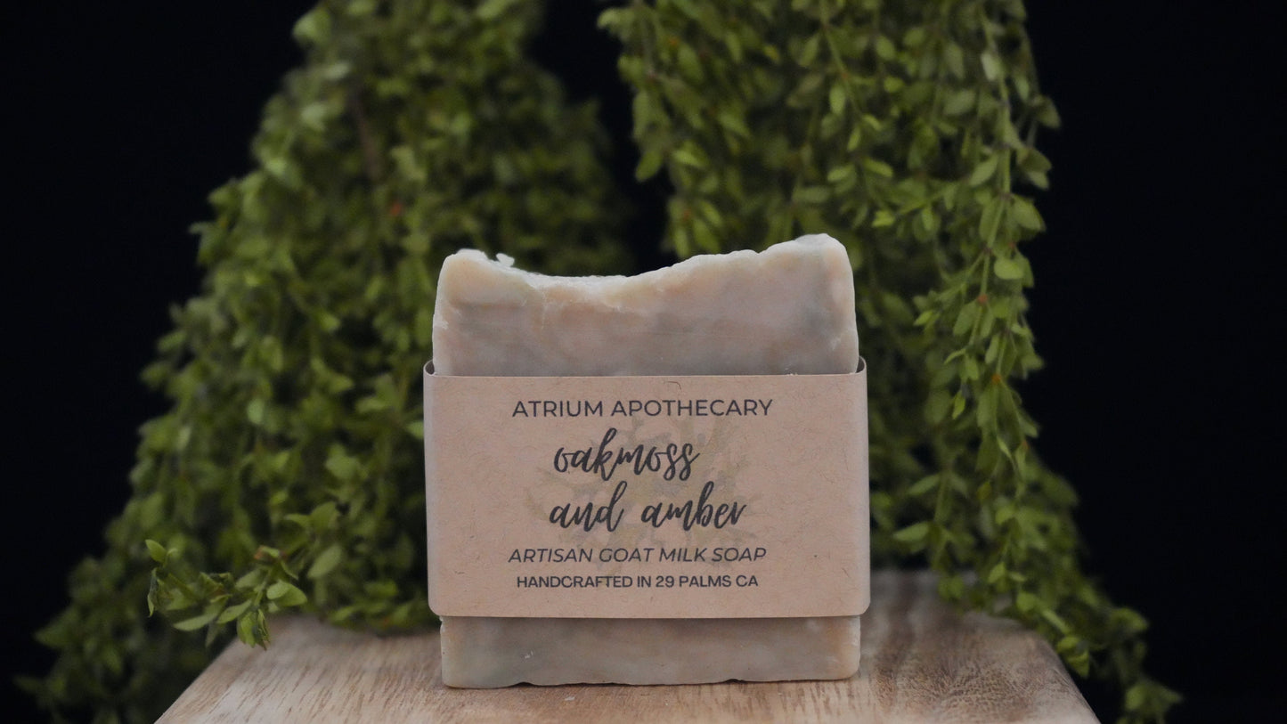 Oakmoss and Amber Artisan Handmade Soap |  Holiday Gift