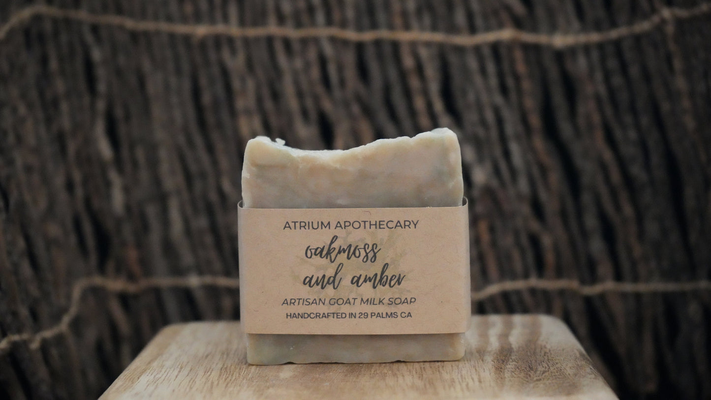 Oakmoss and Amber Artisan Handmade Soap |  Holiday Gift