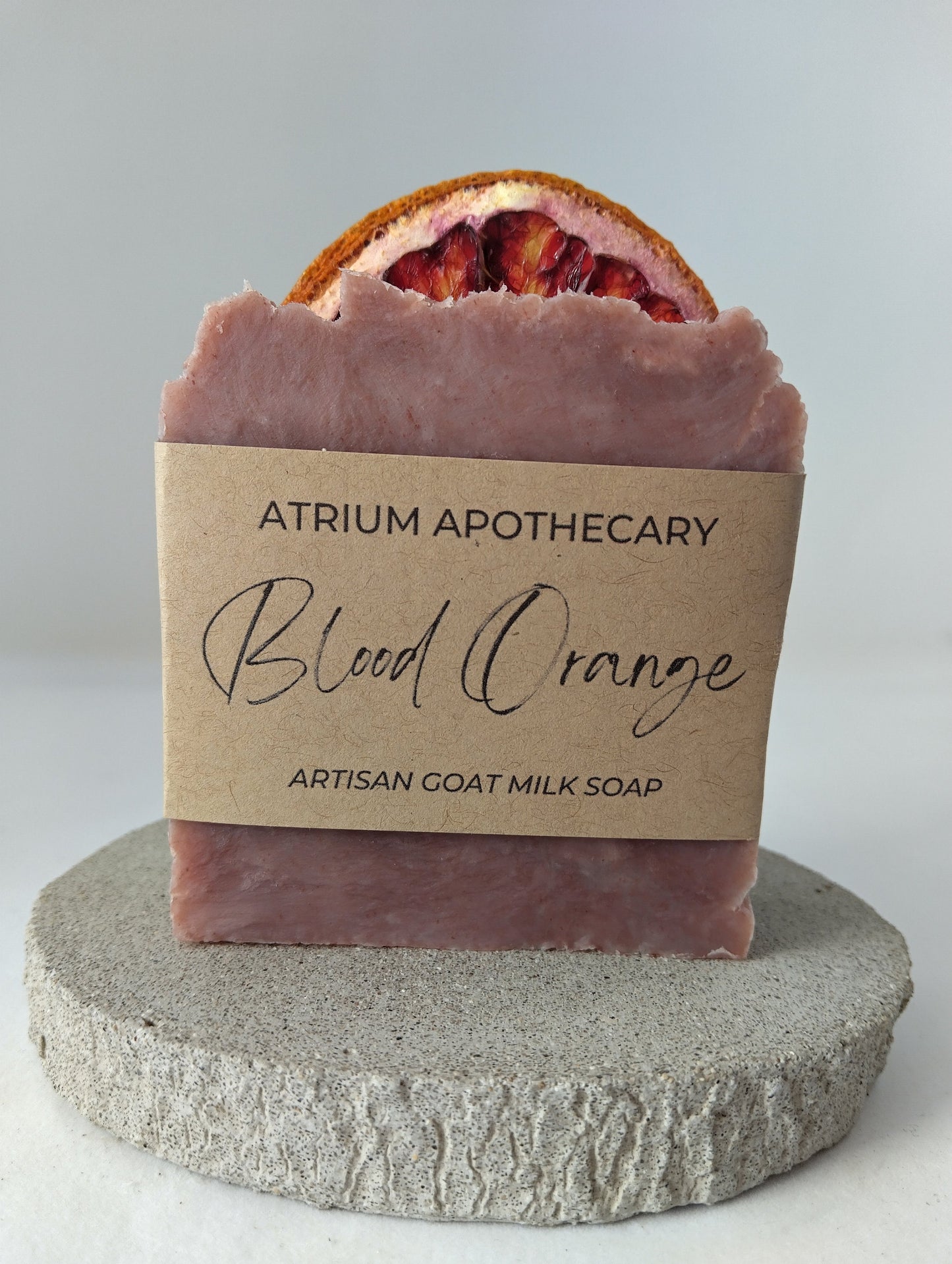 Blood Orange Soap Handmade Artisan Natural Soap | Holiday Gift | Goat Milk