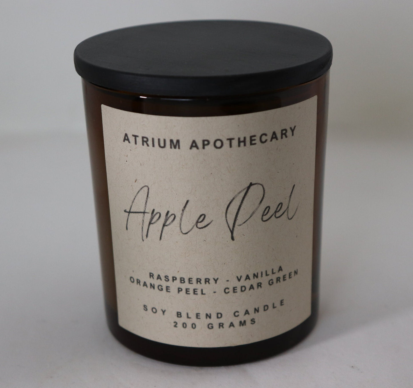 Apple Peel | Raspberry | Vanilla | Orange Peel | Cedar Green Scented Candle
