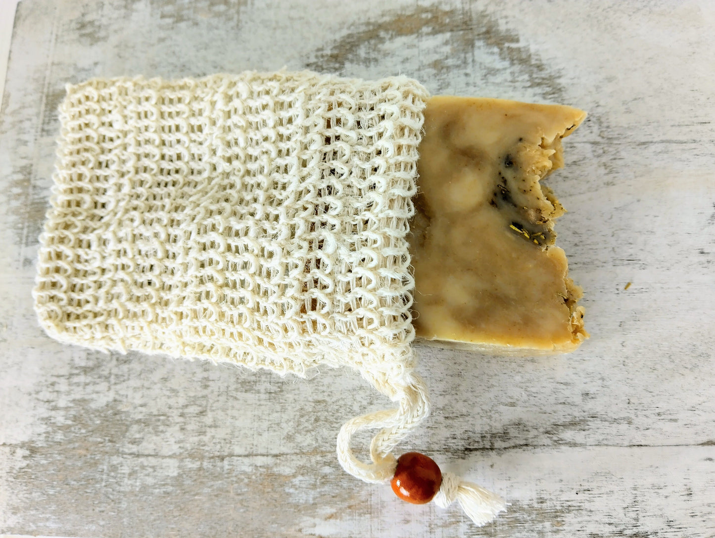 Exfoliating Soap Saver Bag | 100% natural materials