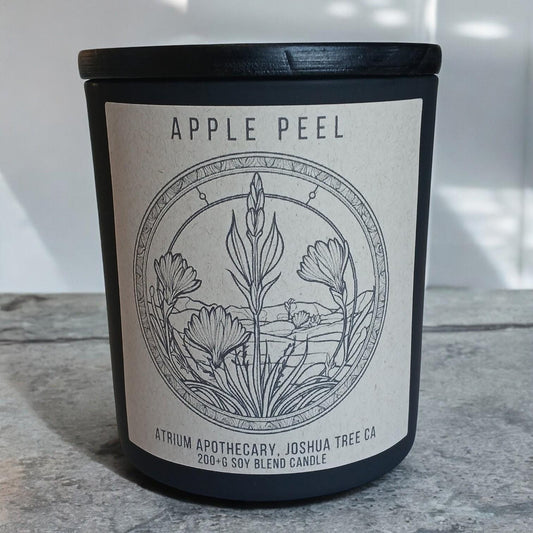 Apple Peel | Raspberry | Vanilla | Orange Peel | Cedar Green Scented Candle