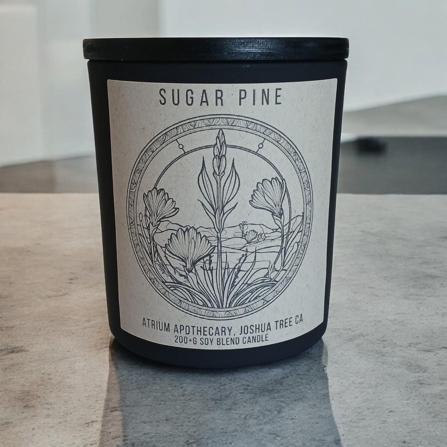 Pine Juniper Vanilla Candle | Sugar Pine | 10oz Soy Blend | Winter Berry Scent | Holiday Gift"