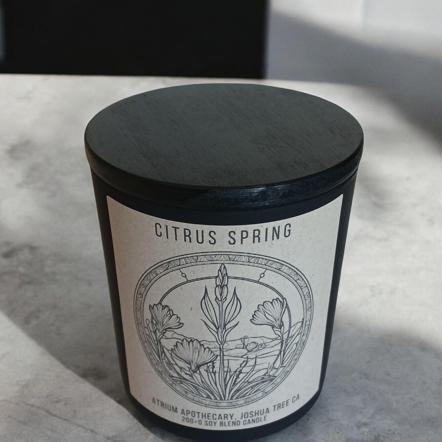 Citrus Spring | Lemon | Ginger | Jasmine | Honeysuckle | Violet | Orange | Peach | Cedar Scented Candle