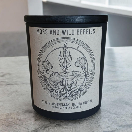 Oakmoss and Berries Candle | Moss & Wild Berries | 10oz Soy Blend | For Him or Her