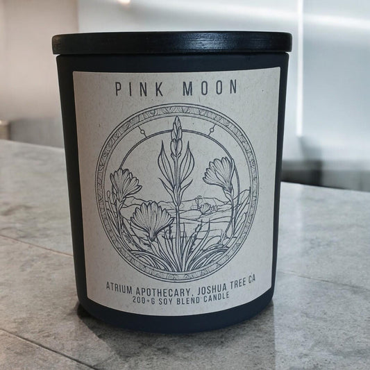 Cotton Candy, Lemon Peel , Vanilla | 10oz Candle | Pink Moon | Our Best Seller