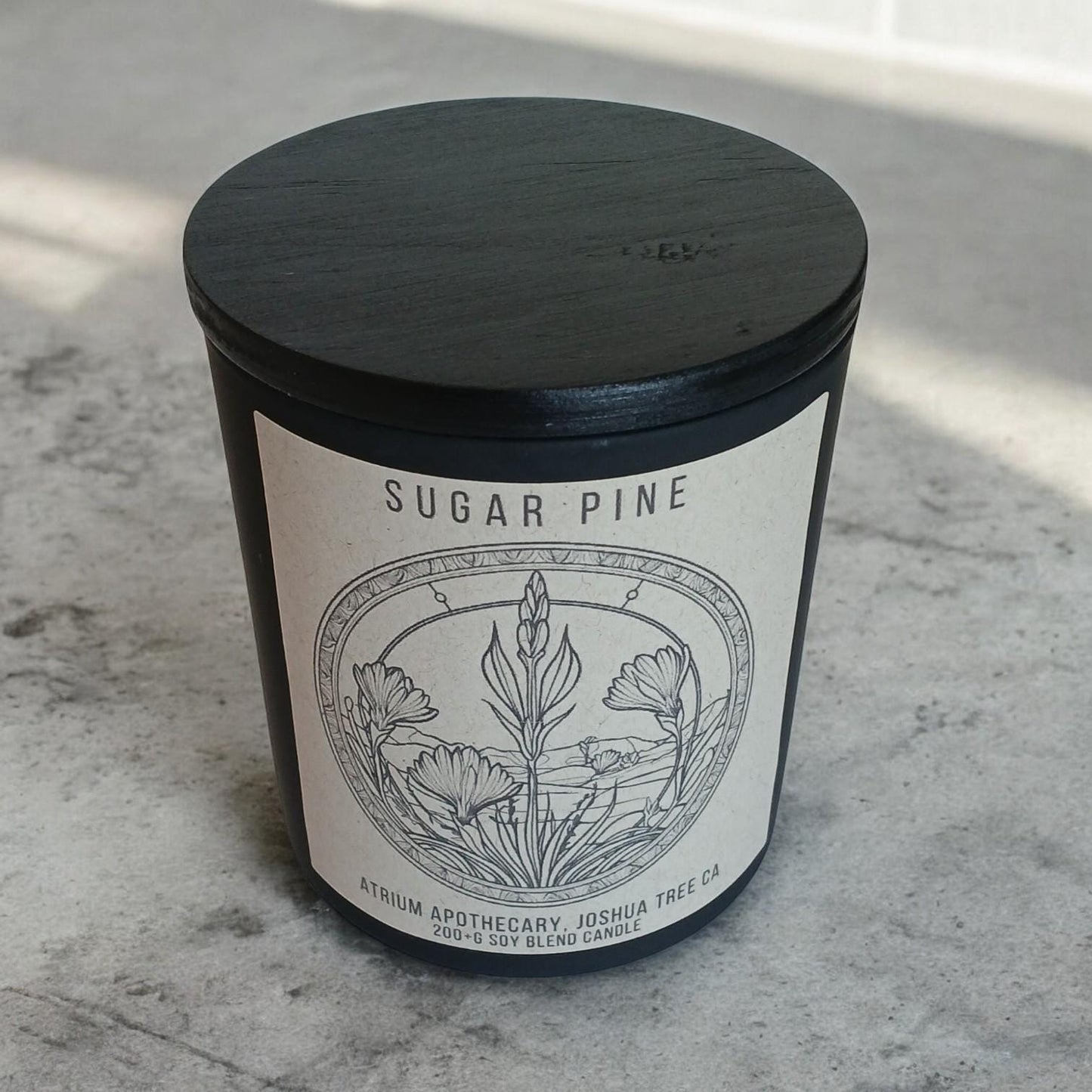 Pine Juniper Vanilla Candle | Sugar Pine | 10oz Soy Blend | Winter Berry Scent | Holiday Gift"
