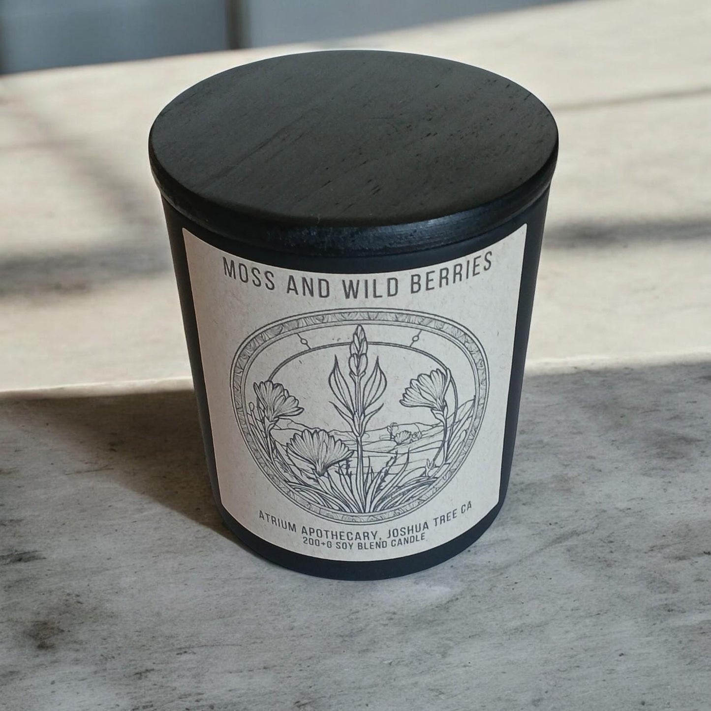 Oakmoss and Berries Candle | Moss & Wild Berries | 10oz Soy Blend | For Him or Her