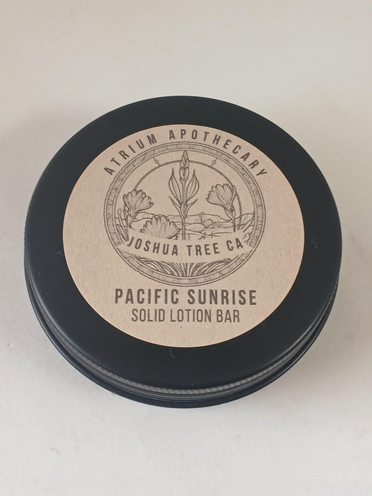 Pacific Sunrise Lotion Bar | Hydrating | Solid Lotion Bar | Travel and Body | Refills | Tin Case