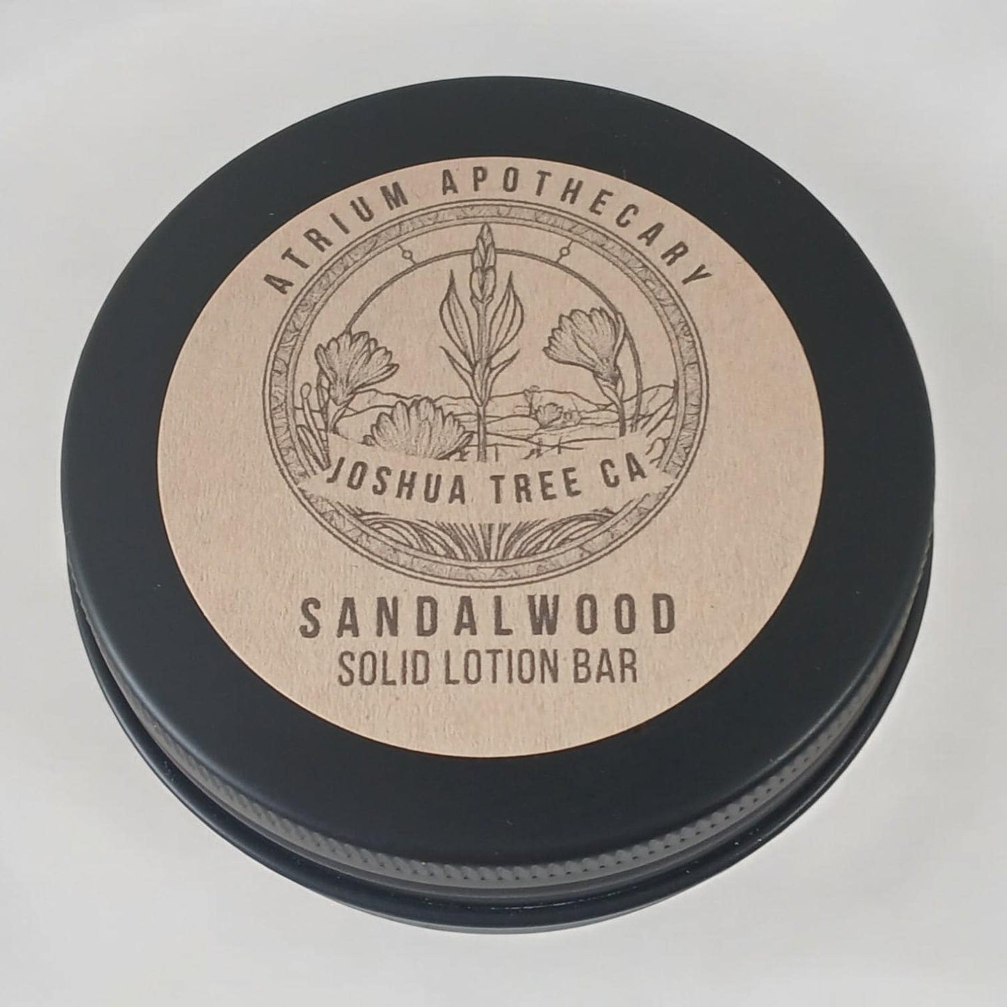 Sandalwood Lotion Bar  | Hydrating | Solid Lotion Bar | Travel and Body | Refills | Tin Case