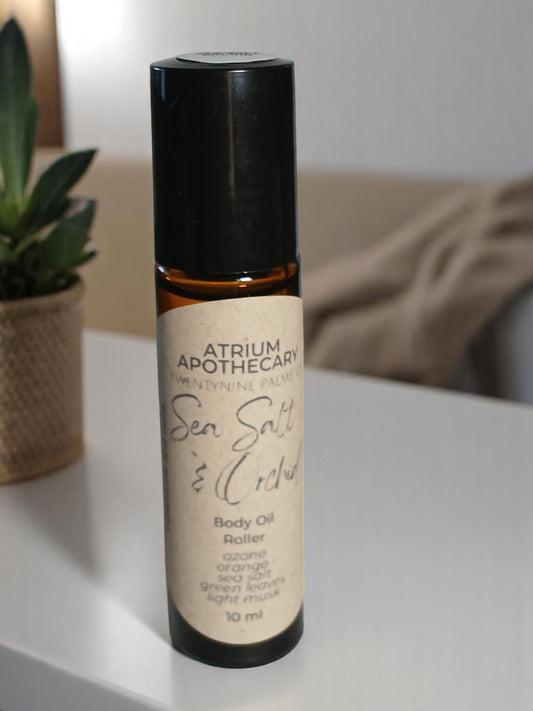Body Oil Rollerball-Sea Salt and Orchid 10ml